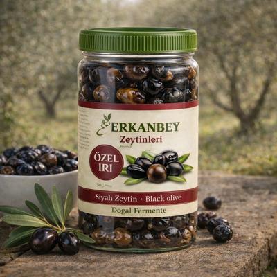  Erkanbey | Özel İri Siyah Zeytin (1KG