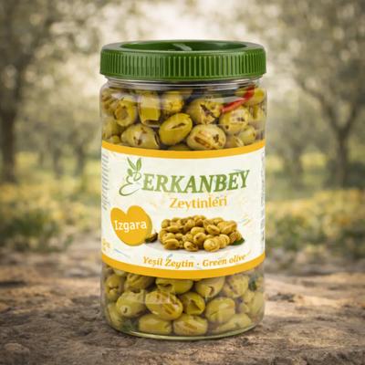 Erkanbey | Gurme Izgara Yeşil Zeytin (1 Kg)⭐