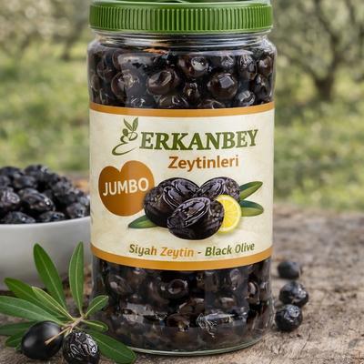 Erkanbey | Jumbo Siyah Zeytin(1Kg)