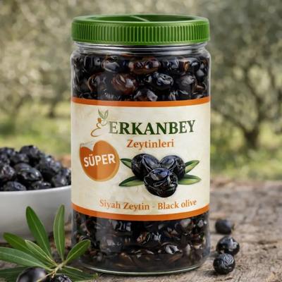 Gemlik Siyah Zeytin – Süper Boy Doğal Üretim 1 kg | ErkanBey