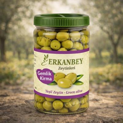 Erkanbey | Köy Usulü Gemlik Kırma Zeytin(1Kg)
