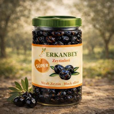 Erkanbey | Süper Siyah Zeytin (1 Kg)